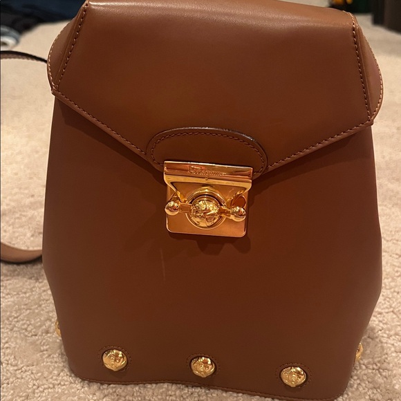 Salvatore Ferragamo Handbags - Vintage Salvatore Ferragamo Leather Backpack